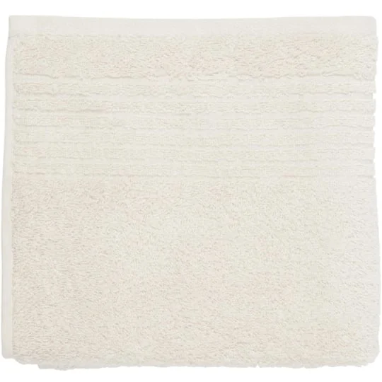 Serviette de bain beige clair 100% coton 50x90 cm
