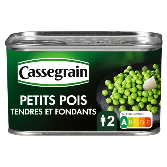 Petits pois tendres et fondants