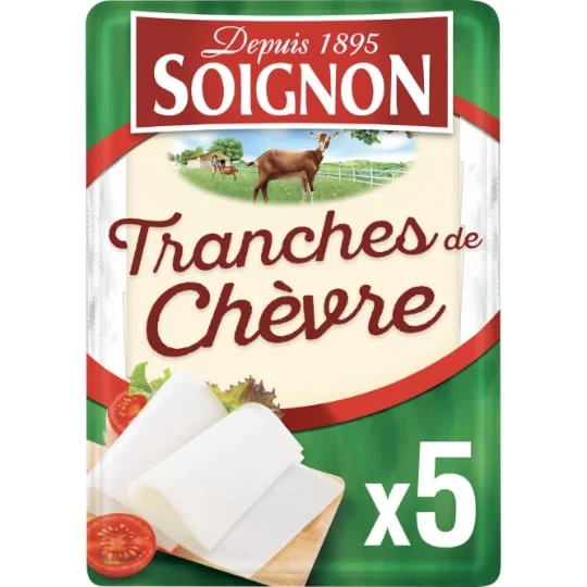 Fromage en Tranches de Chévre pour Sandwich