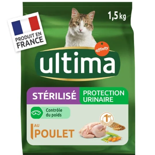 Croquettes pour chat stérilisés Protection urinaire