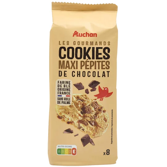 Cookies aux maxi pépites de chocolat