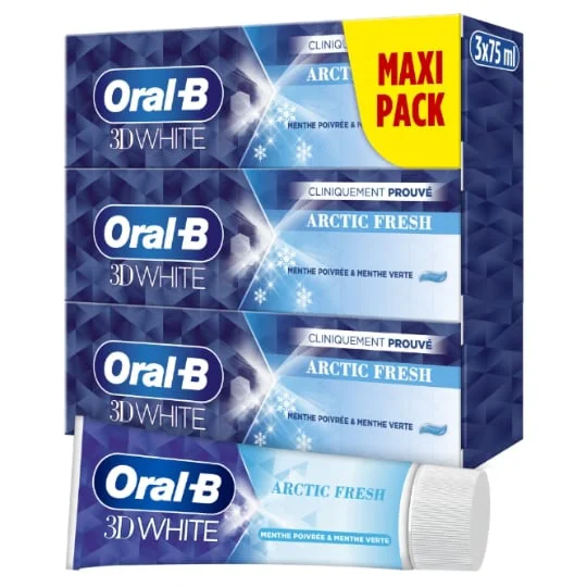 Dentifrice Artic Fresh Menthe Poivrée & Menthe Verte 3D White