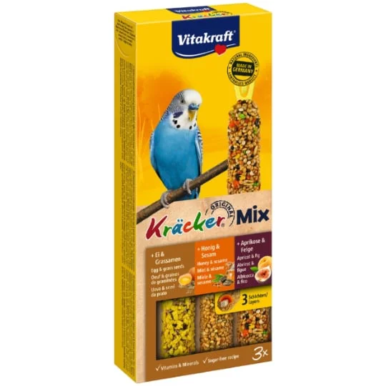 Friandises pour perruche Oeuf, fruit & miel