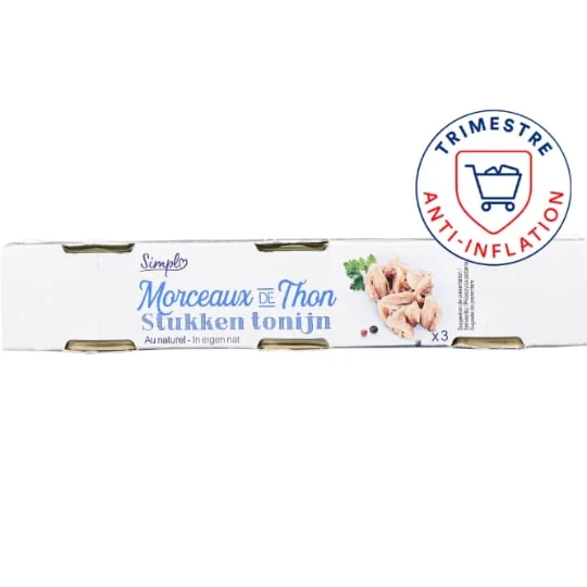 Thon morceaux au naturel