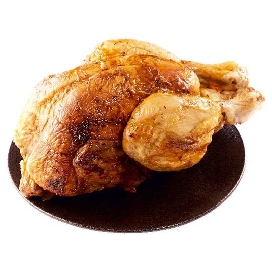 Poulet rôti issu de poulet 100% alimentation végétale
