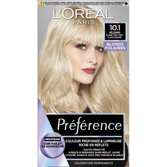 Coloration Cheveux Permanente 10.1 Helsinki Blond Très Très Clair