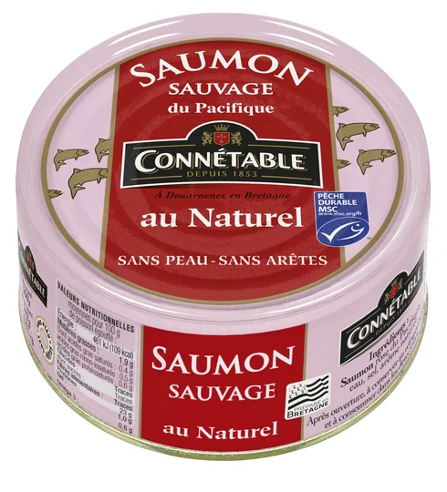 Saumon sauvage au naturel