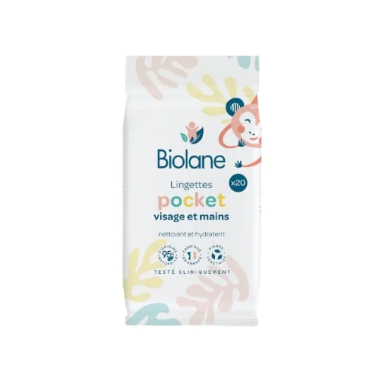 Lingettes bébé Pocket visage & mains