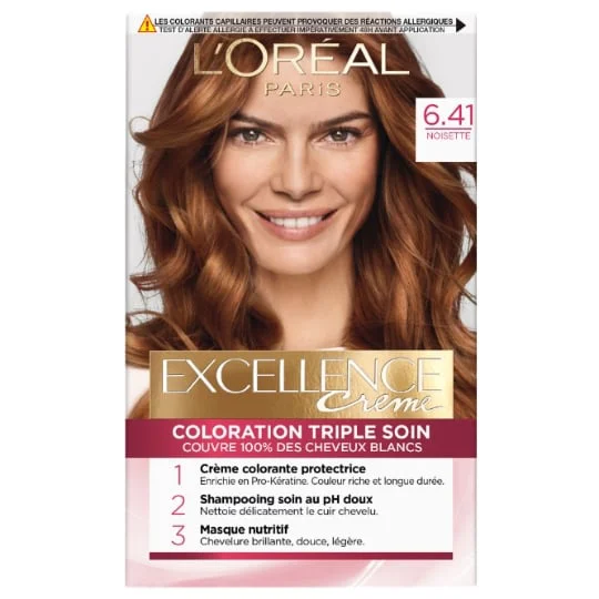 Coloration Cheveux 6.41 Marron Ambré