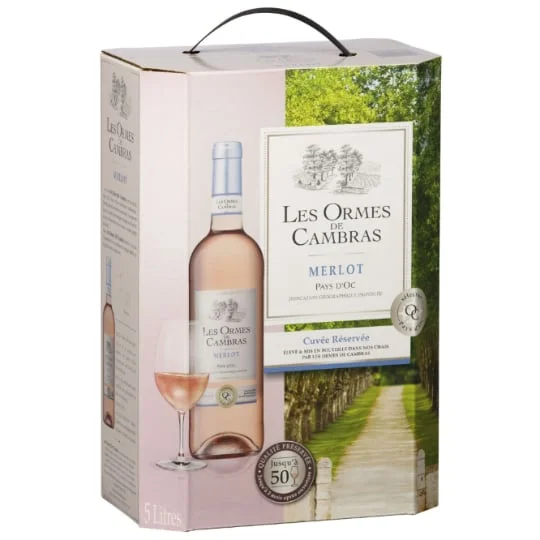 Vin rosé Merlot Pays d'Oc