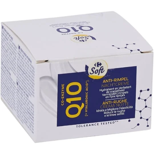 Crème de nuit anti-rides Q10 Soft