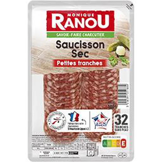 Saucisson sec petites tranches