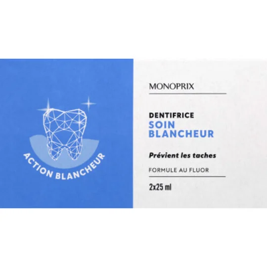 Dentifrice blancheur