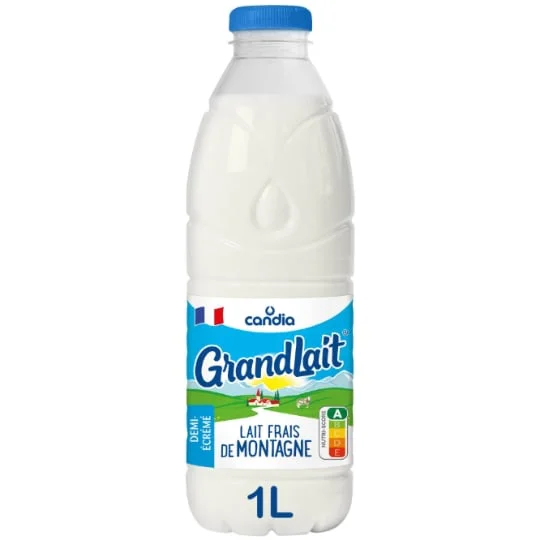 Lait Frais Demi-Ecreme de Montagne