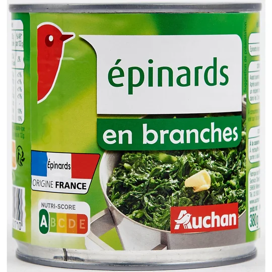 Epinards en branches