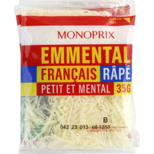 Emmental français râpé