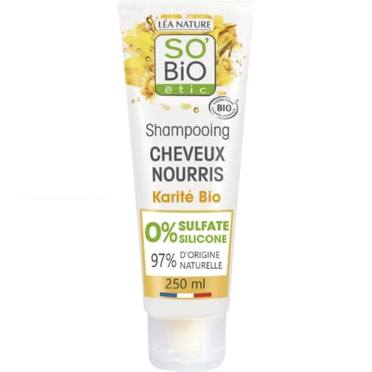 Shampoing Nourrissant au Karité Cheveux Secs à Très Secs Bio