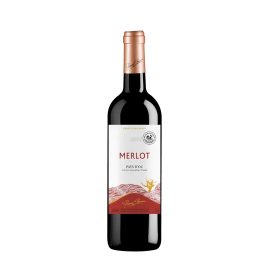 Vin rouge IGP Pays-d'Oc merlot