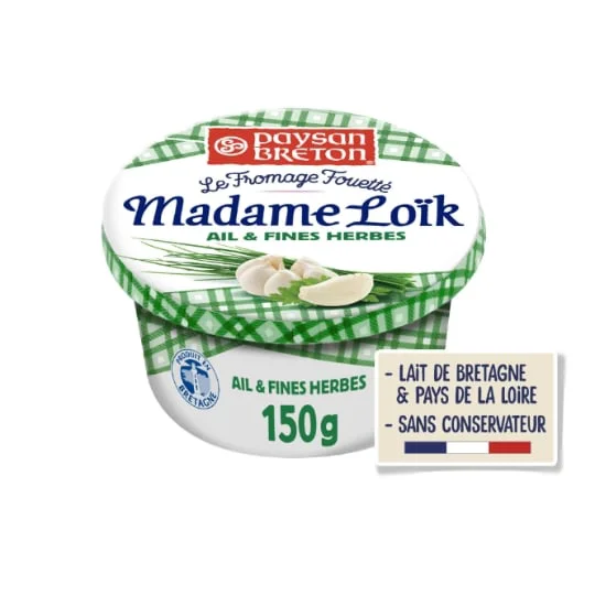 Fromage à Tartiner Ail Et Fines Herbes