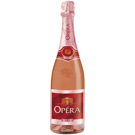 Vin mousseux rosé demi-sec