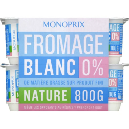 Fromage blanc 0% nature