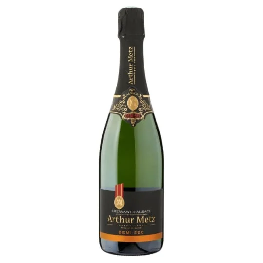 Vin blanc AOP Crémant d'Alsace demi-sec