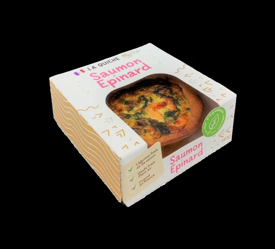 Quiche saumon épinards