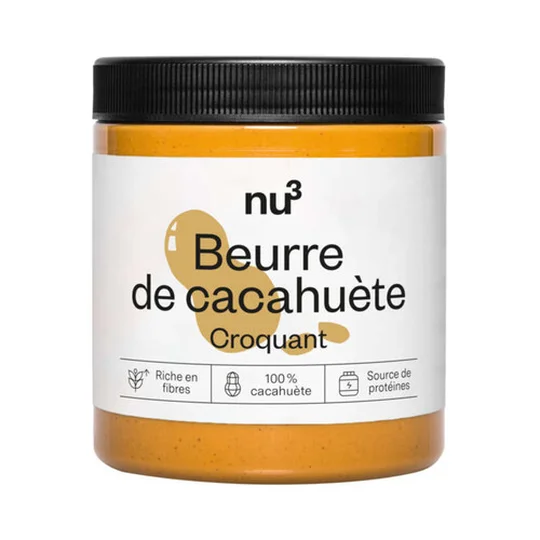 Beurre de cacahuète croquant