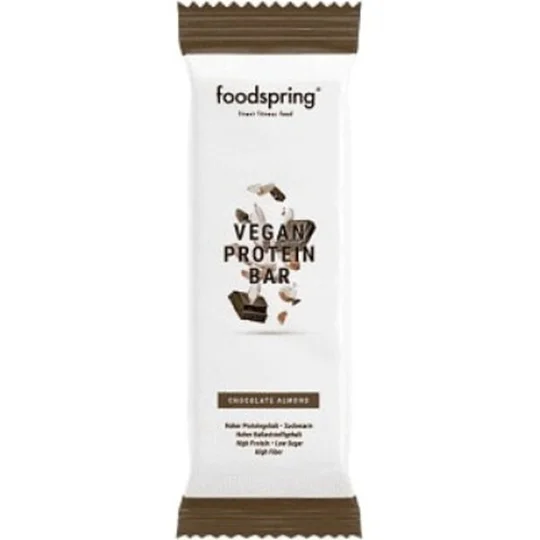 Vegan protein bar chocolat-amande