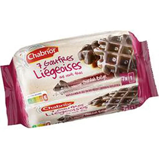 Gaufres Liégeoises nappage chocolat belge