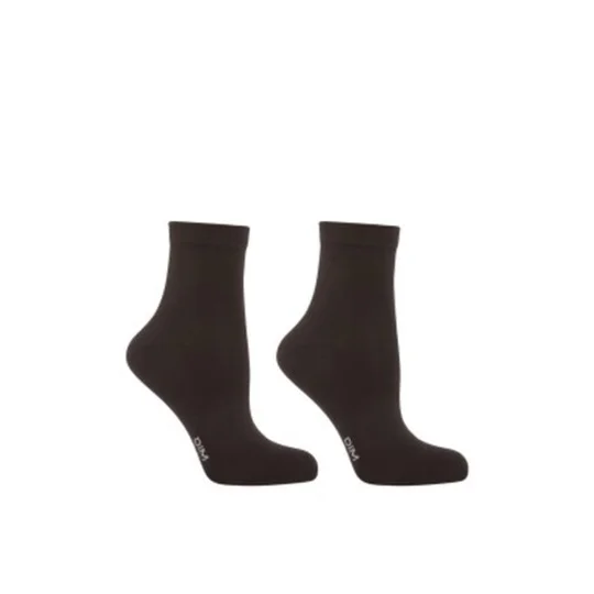Lot X2 Mini-Socquettes pour Femme en Coton Noires T35/38