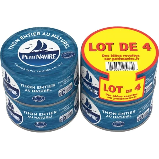 Thon entier au naturel albacore