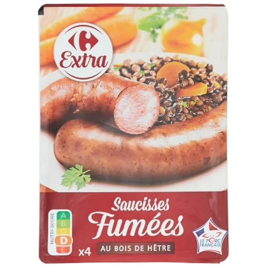 Saucisses fumées