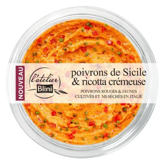 Poivrons des pouilles & ricotta crémeuse
