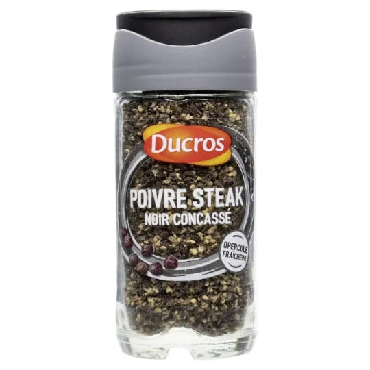 Poivre steak noir concassé