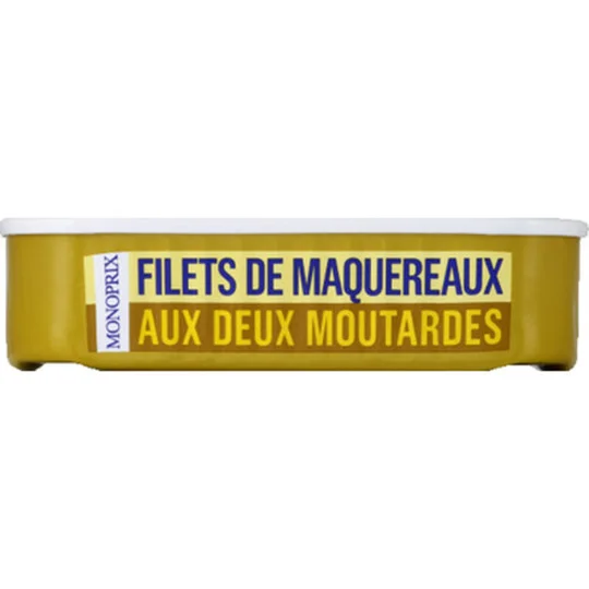 Filets de maquereaux aux deux moutardes