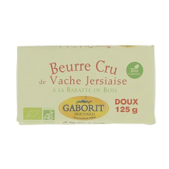 Beurre Doux Au Lait Cru Bio