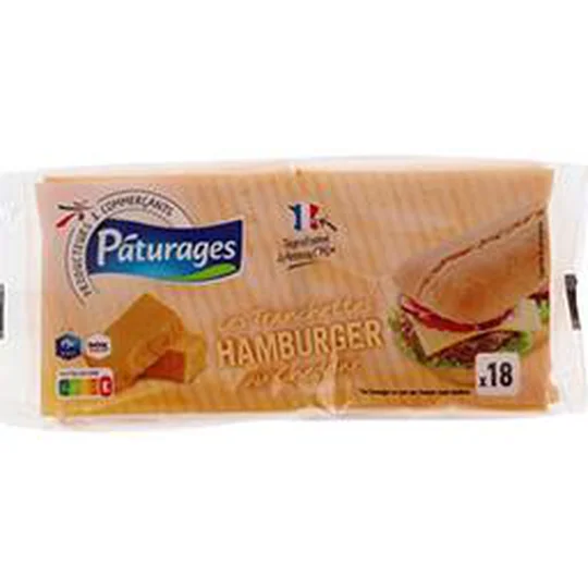 Fromage Les Tranchettes Hamburger au cheddar
