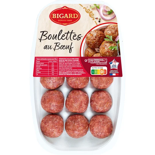 Boulettes de boeuf nature - x15