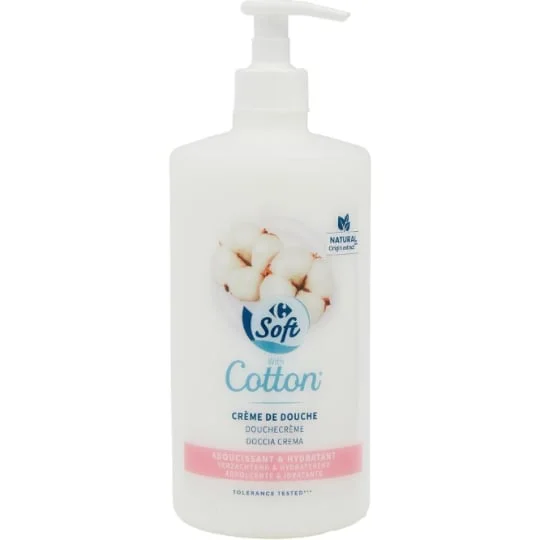 Crème de douche extrait de coton