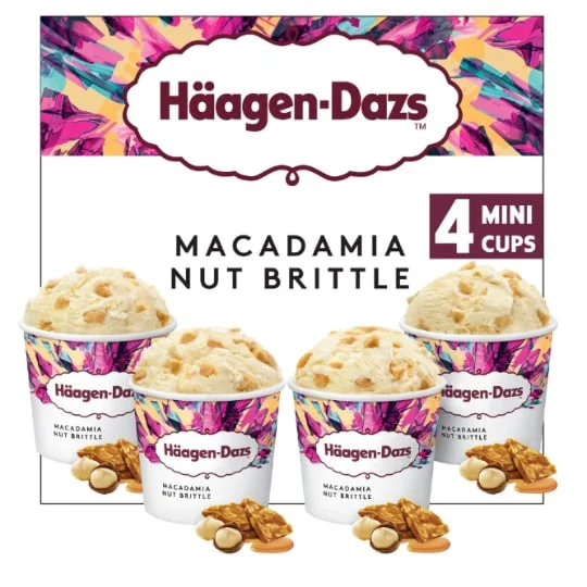 Glaces Vanille Macadamia Nut Brittle