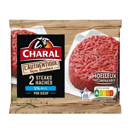 Steak haché façon bouchère Authentique 5% MG