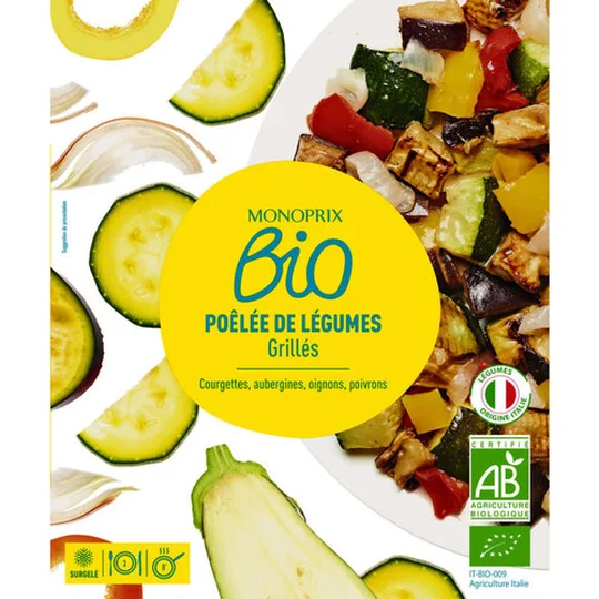 Poélée de légumes grillés