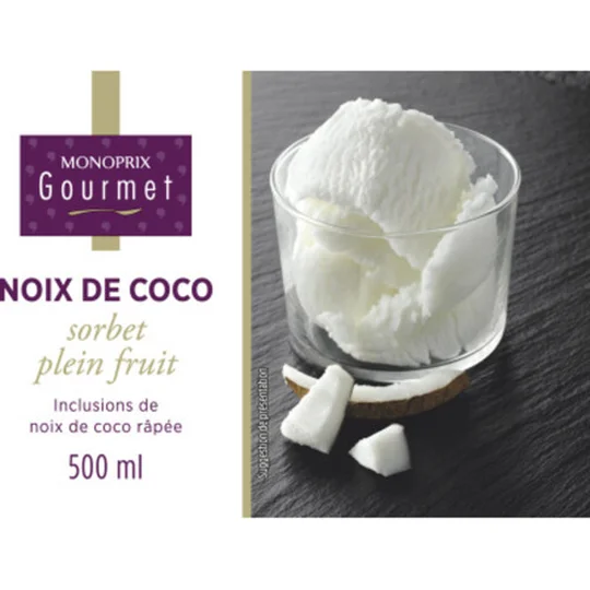 Sorbet Noix de coco râpée