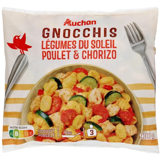 Gnocchi au poulet et chorizo