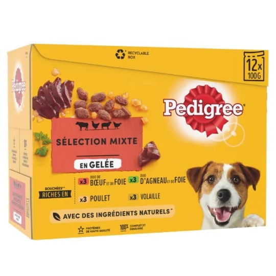 Pâtée pour chien assortiment viandes