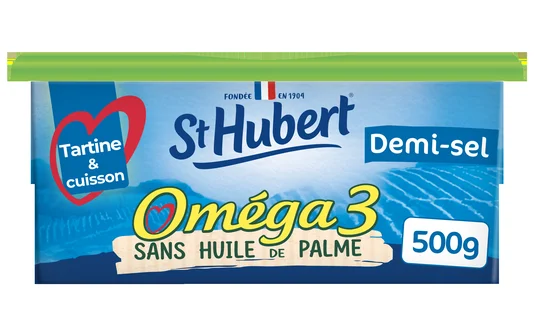 Margarine demi-sel Sans huile palme 51% MG