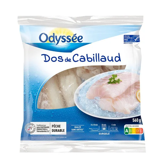 Dos de cabillaud