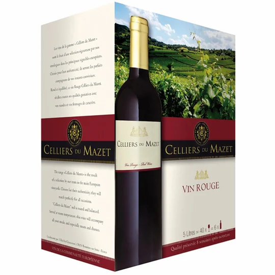 Vin de la communauté européenne rouge