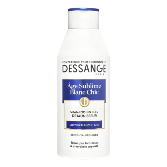 Shampoing Bleu Age Sublime Blanc Chic Déjaunisseur Cheveux Blancs